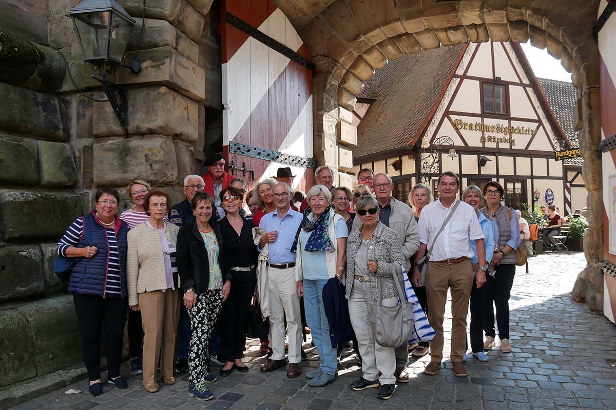 Teilnehmer der Kunstfahrt nach Nürnberg