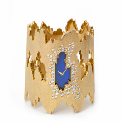 Uhr Alexandra: Gold, Diamanten, Lapislazuli Chopard (gegr. 1860) Schweiz, um 1971 Courtesy of Cincinnati Art Museum, Sammlung Kimberly Klostermann, Foto Tony Walsh